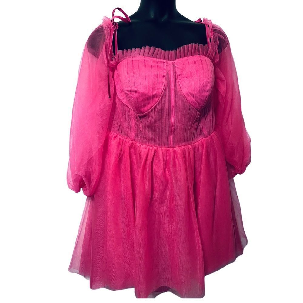 NWT Pink Tulle Baby Doll Dress